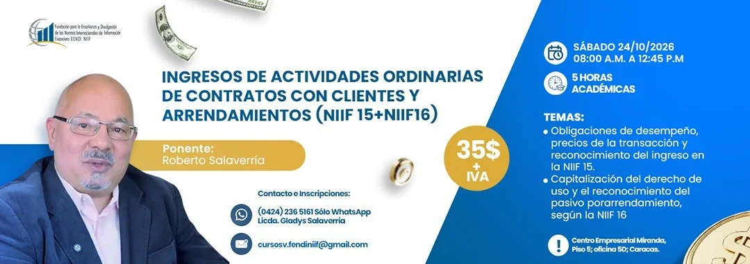 Ingresos de Actividades Ordinarias de Contratos con Clientes y Arrendamientos (NIIF 15 + NIIF 16)