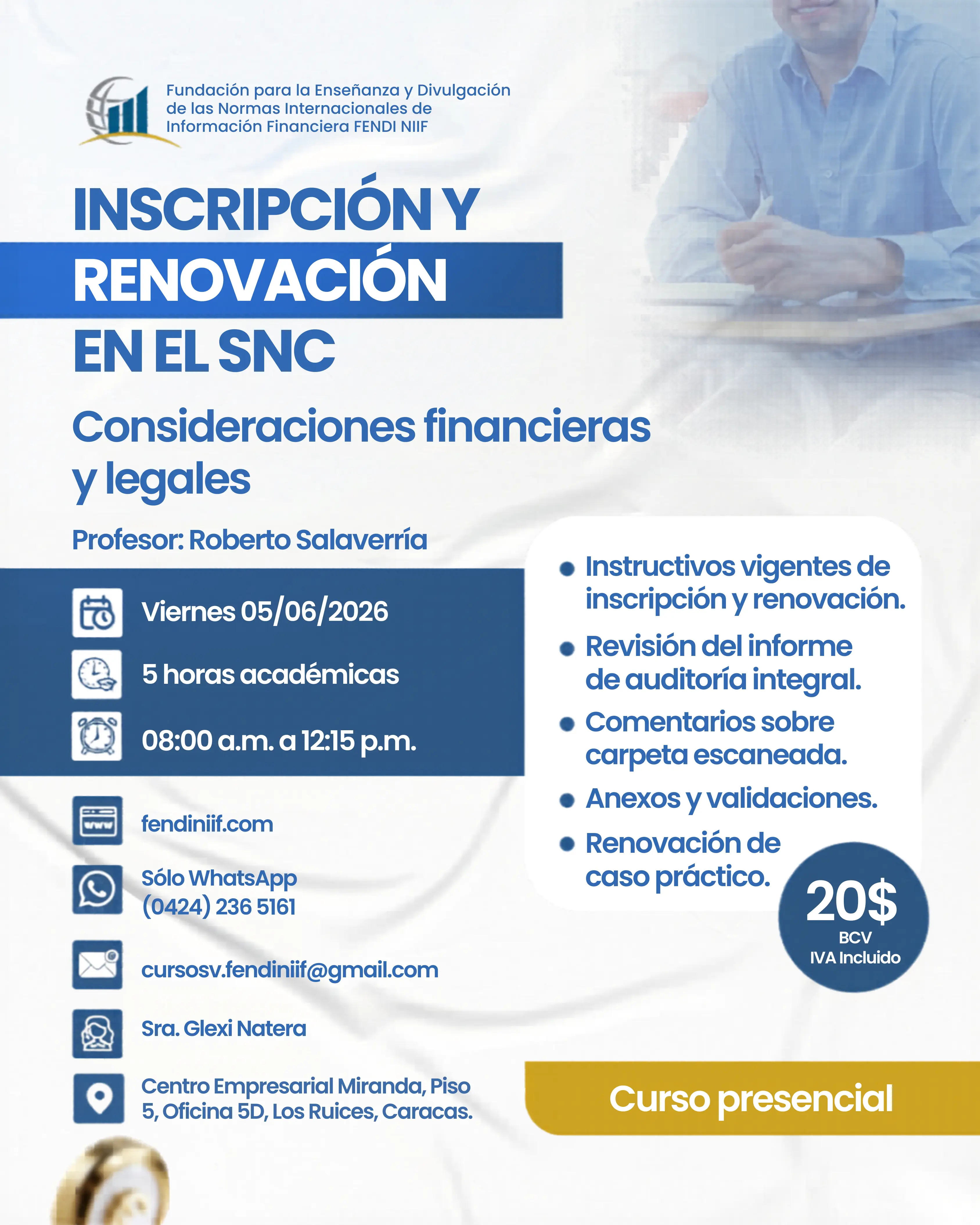 Inscripción y Renovación en el SNC