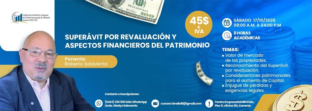 Superávit por Revaluación y Aspectos Financieros del Patrimonio